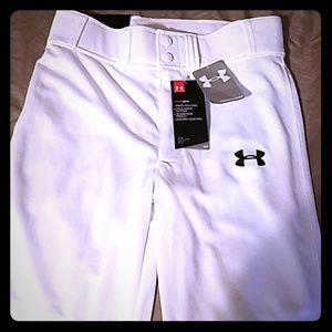 NWT white baseball pants